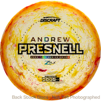 Discraft Jawbreaker Z FLX Swarm with Andrew Presnell 2024 Tour Series Stamp