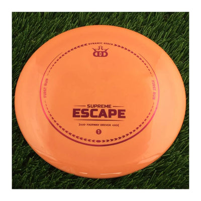 Dynamic Discs Supreme Escape with First Run Stamp - 173g - Solid Orange