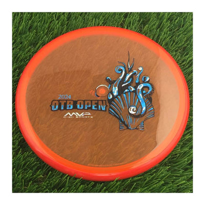 Axiom Proton Soft Paradox with OTB Open 2024 - Art by Pirate Nate Stamp - 174g - Translucent Orange