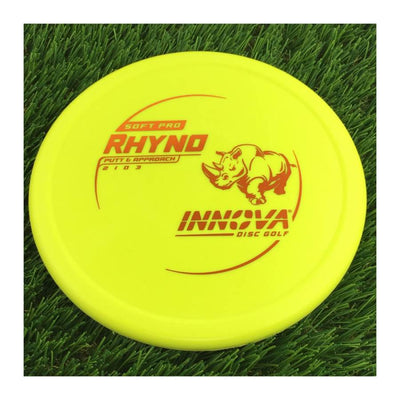 Innova Soft Pro Rhyno with Burst Logo Stock Character Stamp - 175g - Solid Yellow