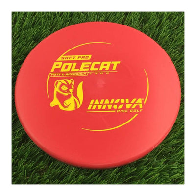 Innova Soft Pro Polecat with Burst Logo Stock Character Stamp - 172g - Solid Red