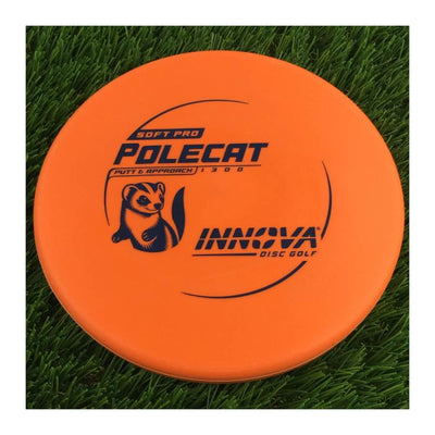 Innova Soft Pro Polecat with Burst Logo Stock Character Stamp - 175g - Solid Orange