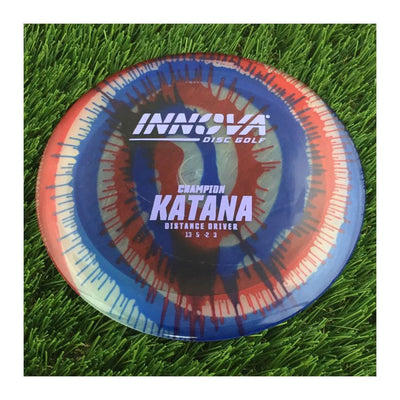 Innova Champion I-Dye Katana with Burst Logo Stock Stamp - 167g - Translucent Dyed