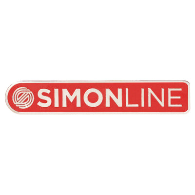 Simon Line Bar Stamp Enamel Pin