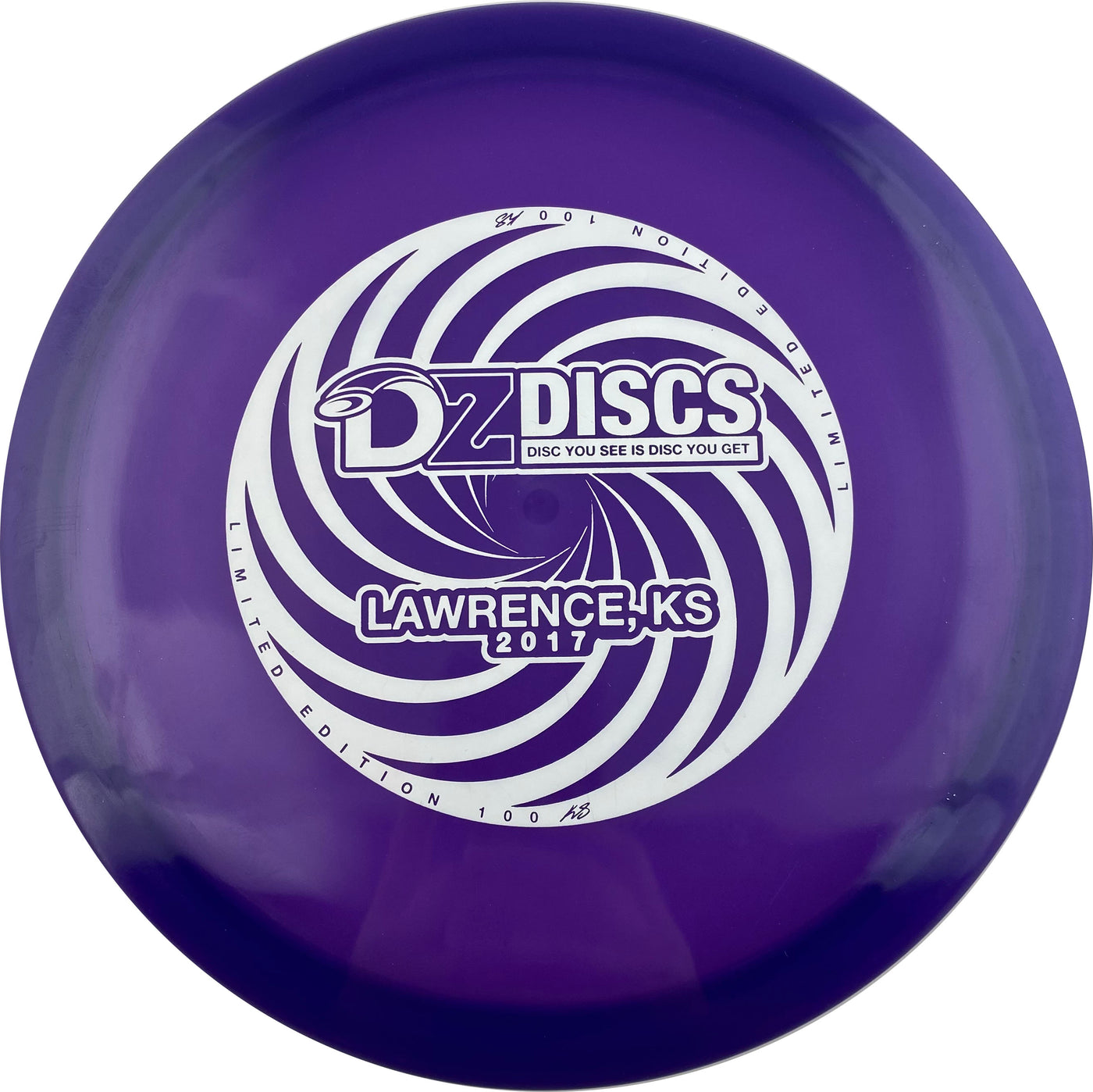 Dynamic Discs Lucid EMAC Truth Midrange with DZDiscs Limited Edition 2017-100 Spiral Stamp Stamp - Speed 5