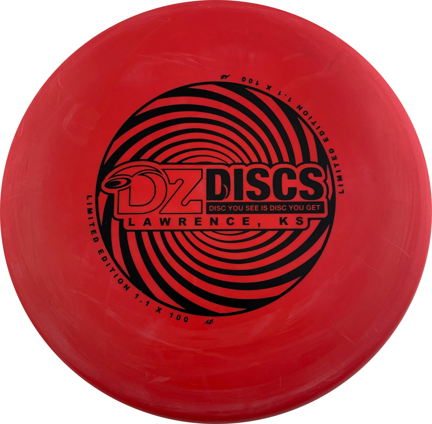 Dynamic Discs Classic (Hard) Judge Putter with DZDiscs Limited Edition 2017 1.1 Spiral Stamp Stamp - Speed 2