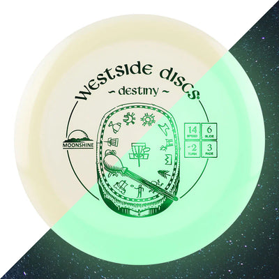 Westside VIP Moonshine Glow Destiny Distance Driver - Speed 14