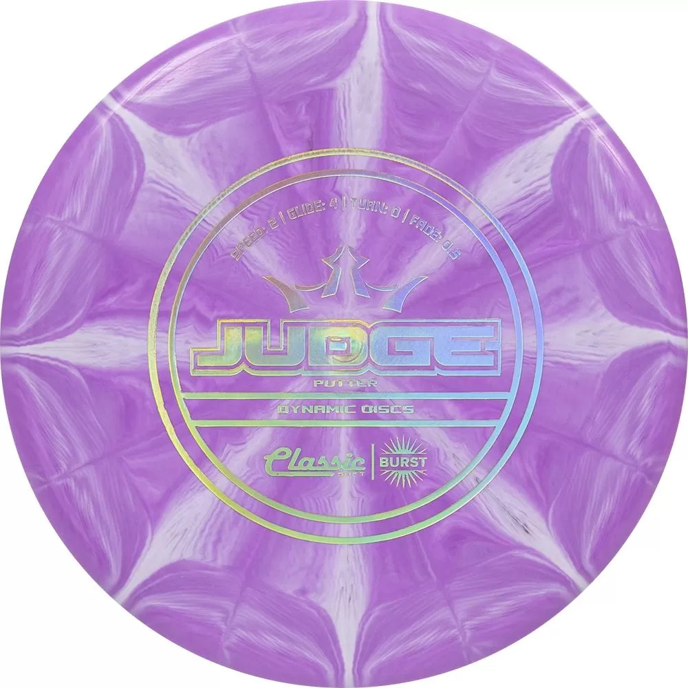 Dynamic Discs Classic Soft Burst Judge Putter - Speed 2 – Drop Zone ...