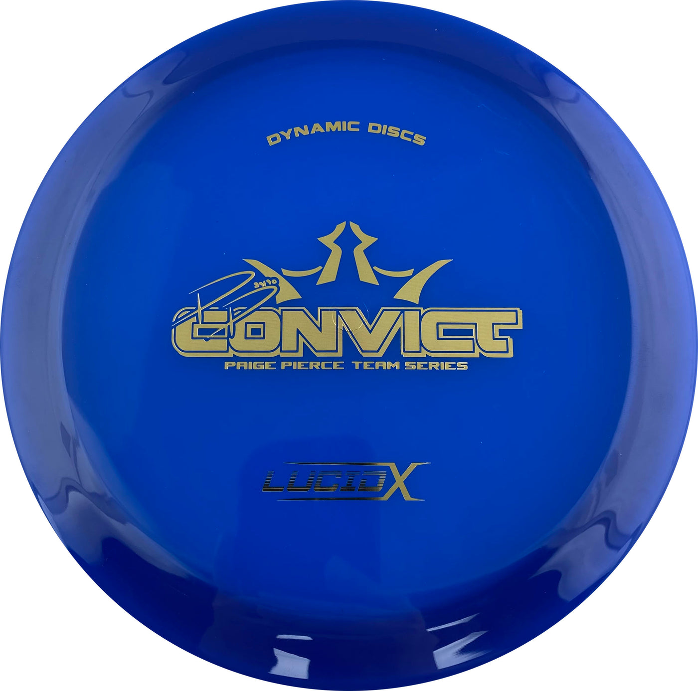 Dynamic Discs Lucid-X Convict Fairway Driver with Paige Pierce 2018 Team Series Stamp - Speed 9