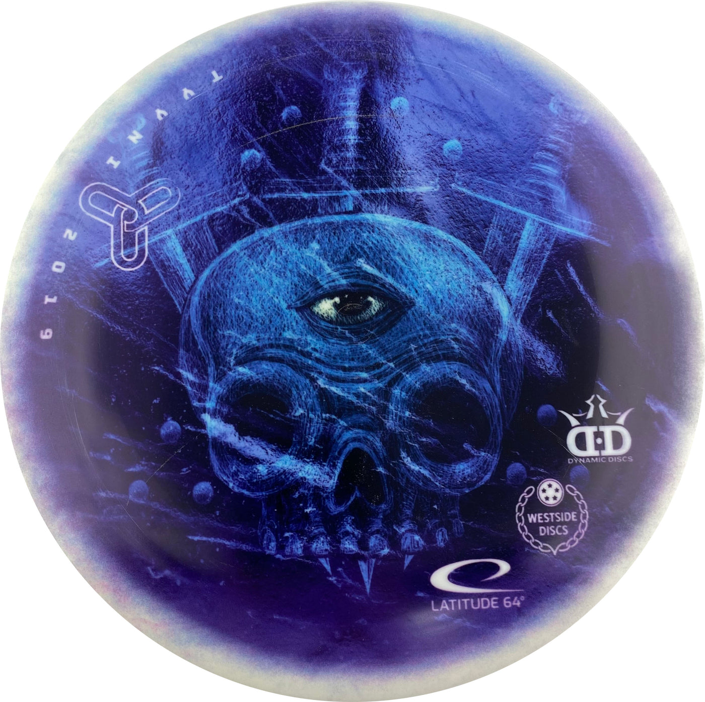 Dynamic Discs Fuzion DyeMax Trespass Distance Driver with 2019 Tyyni Stamp - Speed 12