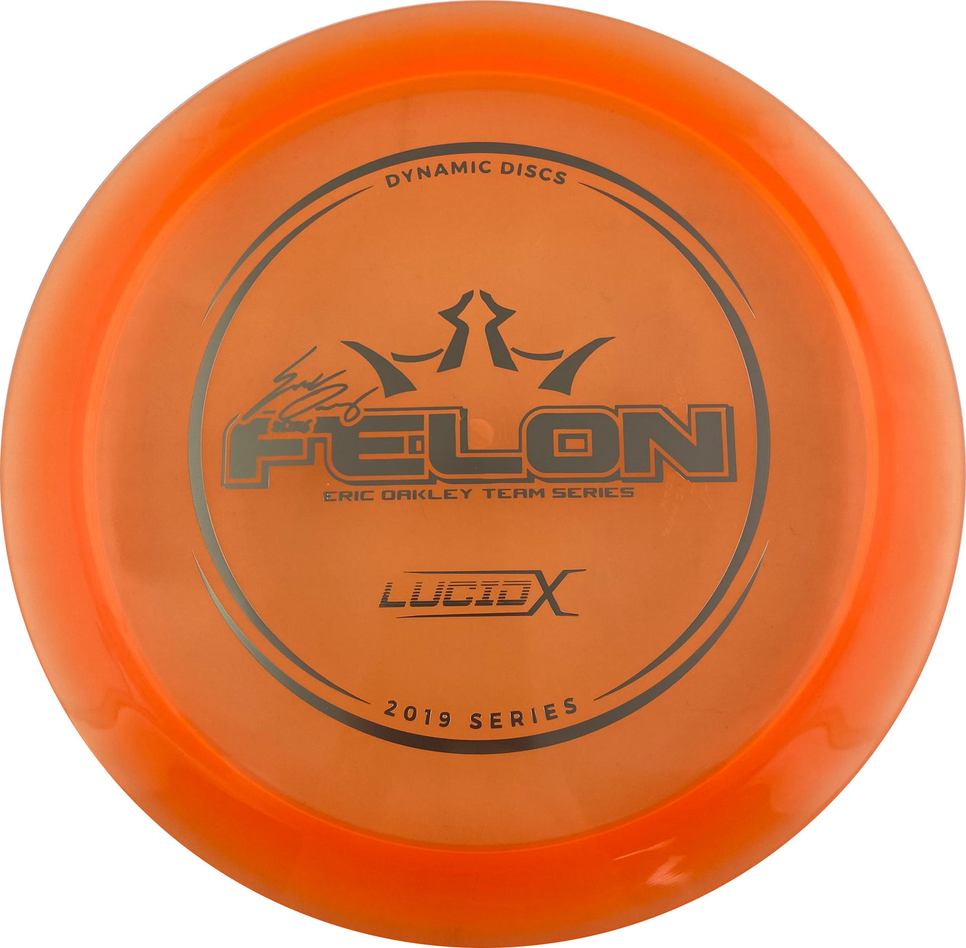Dynamic Discs Lucid-X Felon Fairway Driver with Eric Oakley 2019 Team Series Stamp - Speed 9
