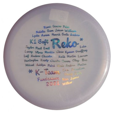 Kastaplast K1 Soft Reko Putter with K-Team Fundraiser 2021 Stamp - Speed 3