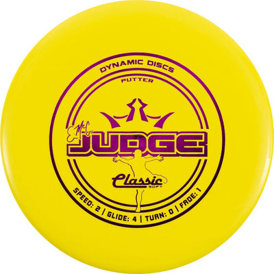 Dynamic Discs Classic Soft EMAC Judge Putter - Speed 2