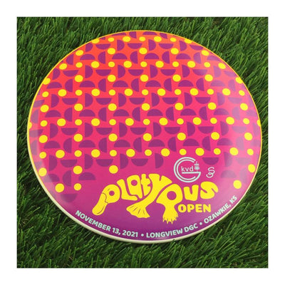 Discraft ESP SuperColor Buzzz Midrange with KVDGC 2021 Platypus Open - Longview - Ozawkie, KS Stamp - Speed 5