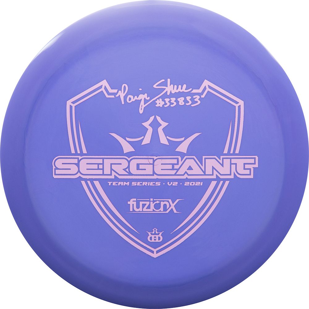 Dynamic Discs Fuzion X-Blend Sergeant Distance Driver with Paige Shue #33833 Team Series V2 2021 Stamp - Speed 11