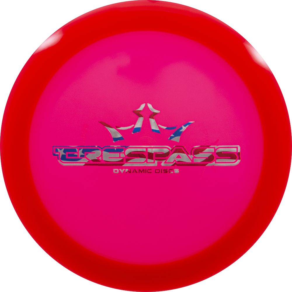 Dynamic Discs Lucid Trespass Distance Driver with Flag Bar Stamp Stamp - Speed 12