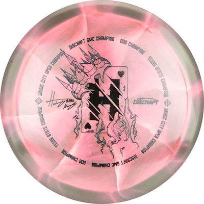 Discraft ESP Swirl Vulture Fairway Driver with Hailey King Tour Champion Card Stamp - Speed 10