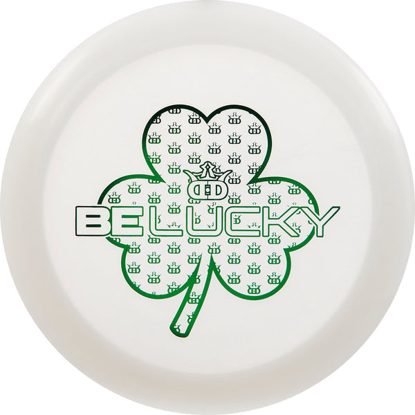Dynamic Discs Lucid Raider Distance Driver with Be Lucky Shamrock 2022 Stamp - Speed 13