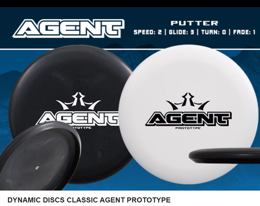 Dynamic Discs Classic (Hard) Agent Putter with Prototype Stamp - Speed ...