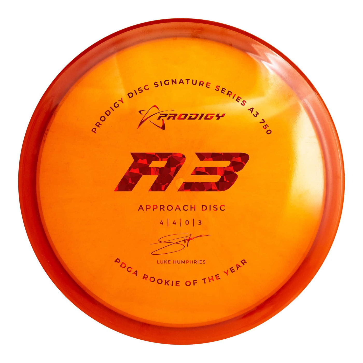 Prodigy 750 A3 Putter with 2022 Signature Series Luke Humphries - PDGA Rookie of the Year Stamp - Speed 4