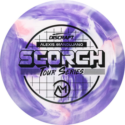 Discraft ESP Swirl Scorch Distance Driver with Alexis Mandujano Tour Series 2022 Stamp - Speed 11