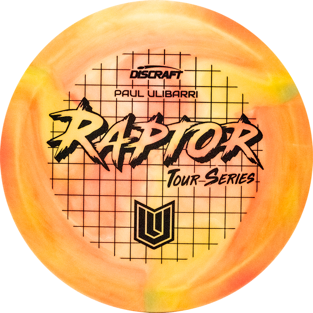 Discraft ESP Swirl Raptor Distance Driver with Paul Ulibarri Tour Series 2022 Stamp - Speed 9