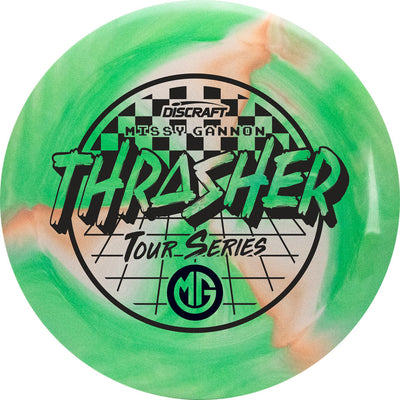Discraft ESP Swirl Thrasher Distance Driver with Missy Gannon Tour Series 2022 Stamp - Speed 12
