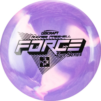 Discraft ESP Swirl Force Distance Driver with Andrew Presnell Tour Series 2022 Stamp - Speed 12