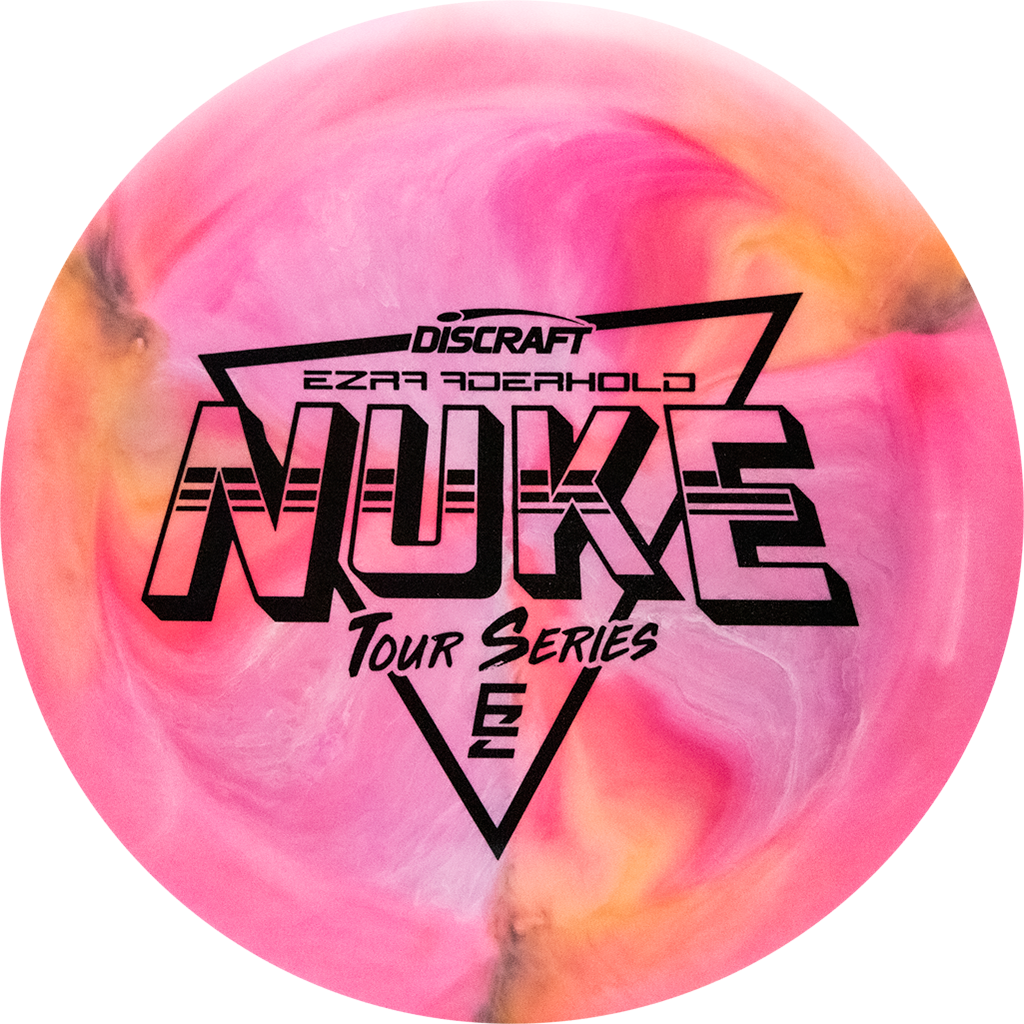 Discraft ESP Swirl Nuke Distance Driver with Ezra Aderhold Tour Series 2022 Stamp - Speed 13