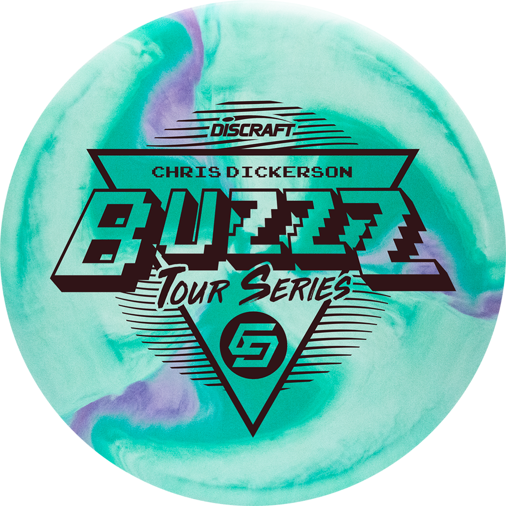 Discraft ESP Swirl Buzzz Midrange with Chris Dickerson Tour Series 2022 Stamp - Speed 5