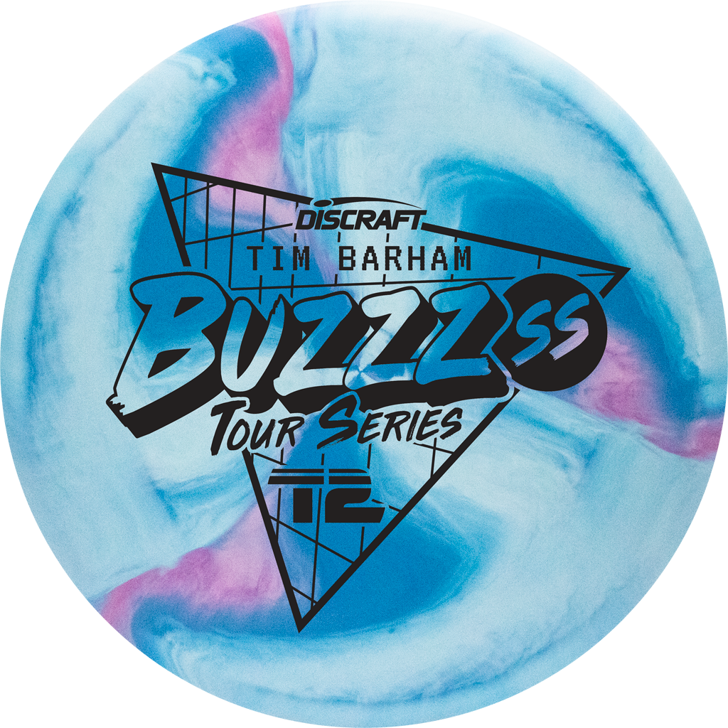 Discraft ESP Swirl BuzzzSS Midrange with Tim Barham Tour Series 2022 Stamp - Speed 5