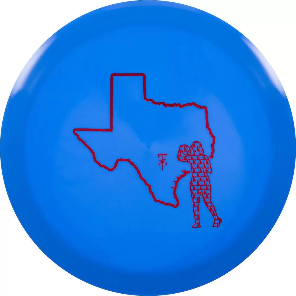 Dynamic Discs Fuzion X-Blend Vandal Fairway Driver with Texas Outline & Valerie Mandujano Profile Stamp - Speed 9