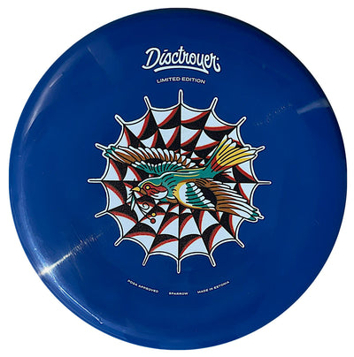 Disctroyer A-Soft Sparrow P&A-3 Putter with Colored Tattoo - Limited Edition Stamp - Speed 3