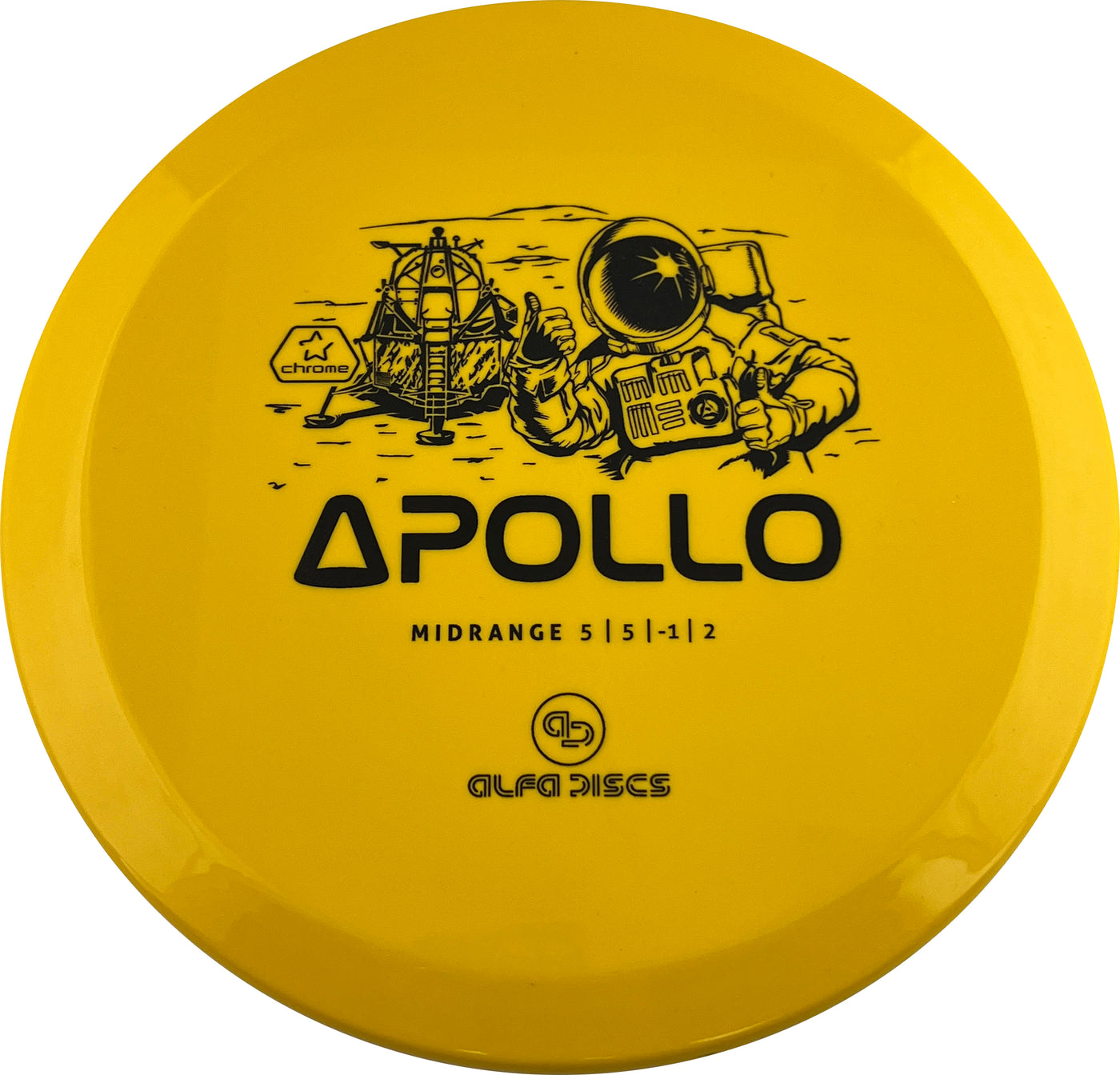 Alfa Chrome Apollo Midrange with Special Edition Astronaut Stamp - Speed 5