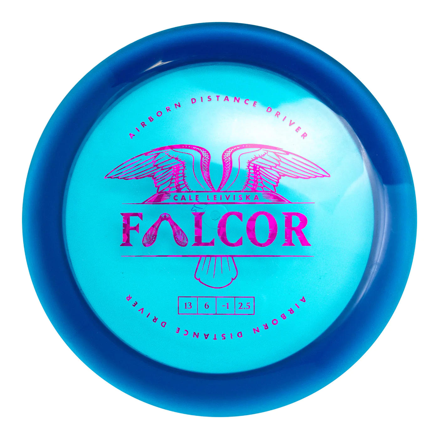 Prodigy 400 D2 Falcor (by Airborn) Distance Driver with Airborn Cale Leiviska Stock Stamp - Speed 13