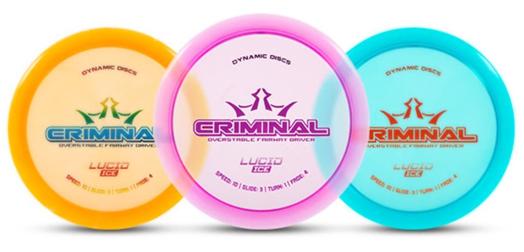Dynamic Discs Lucid Ice Criminal Fairway Driver - Speed 10