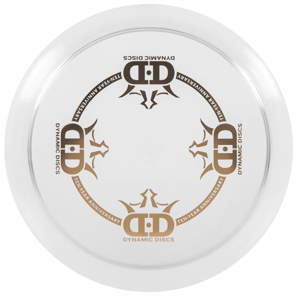 Dynamic Discs Lucid Ice Escape Fairway Driver with Ten-Year Anniversary 2012-2022 Stamp - Speed 9