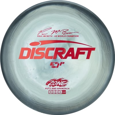 Discraft ESP Zone Putter with Paul McBeth - 6x World Champion Signature Stamp - Speed 4