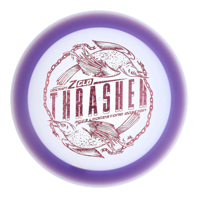 Discraft Elite Z Glow Thrasher Distance Driver with 2023 Ledgestone Edition - Wave 2 Stamp - Speed 12