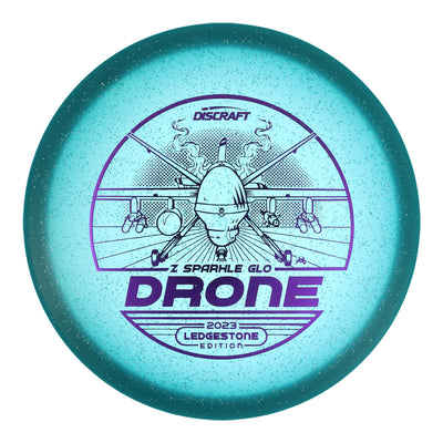 Discraft Elite Z Sparkle Glow Drone Midrange with 2023 Ledgestone Edition - Wave 2 Stamp - Speed 5