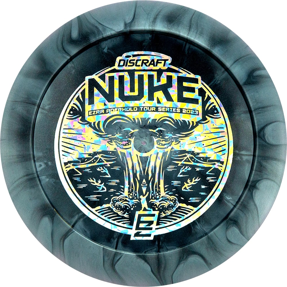 Discraft ESP Swirl Nuke Distance Driver with Ezra Aderhold Tour Series 2023 Stamp - Speed 13