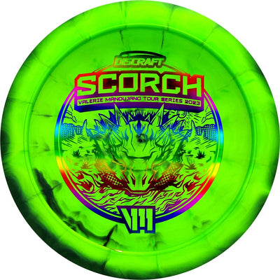 Discraft ESP Swirl Scorch Distance Driver with Valerie Mandujano Tour Series 2023 Stamp - Speed 11