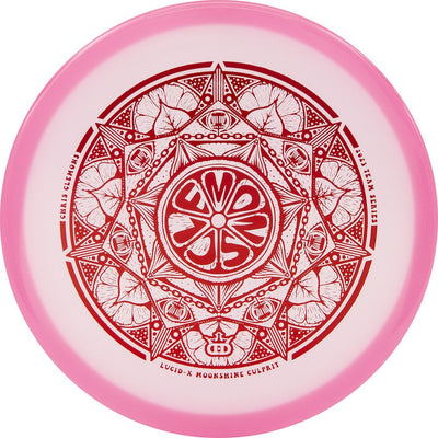 Dynamic Discs Lucid-X Moonshine Glow Culprit Putter with Chris Clemons Lemon Slice Team Series 2023 Stamp - Speed 4