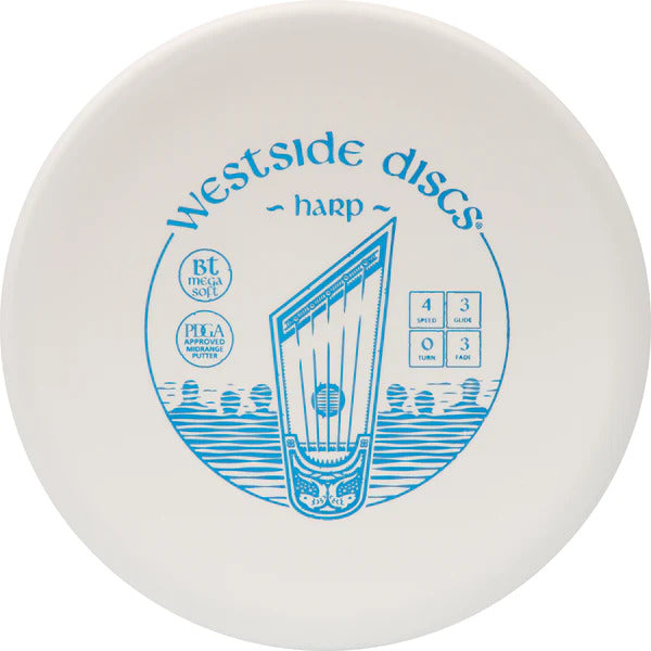 Westside BT Megasoft Harp Putter with BT Megasoft Stamp Stock Stamp - Speed 4