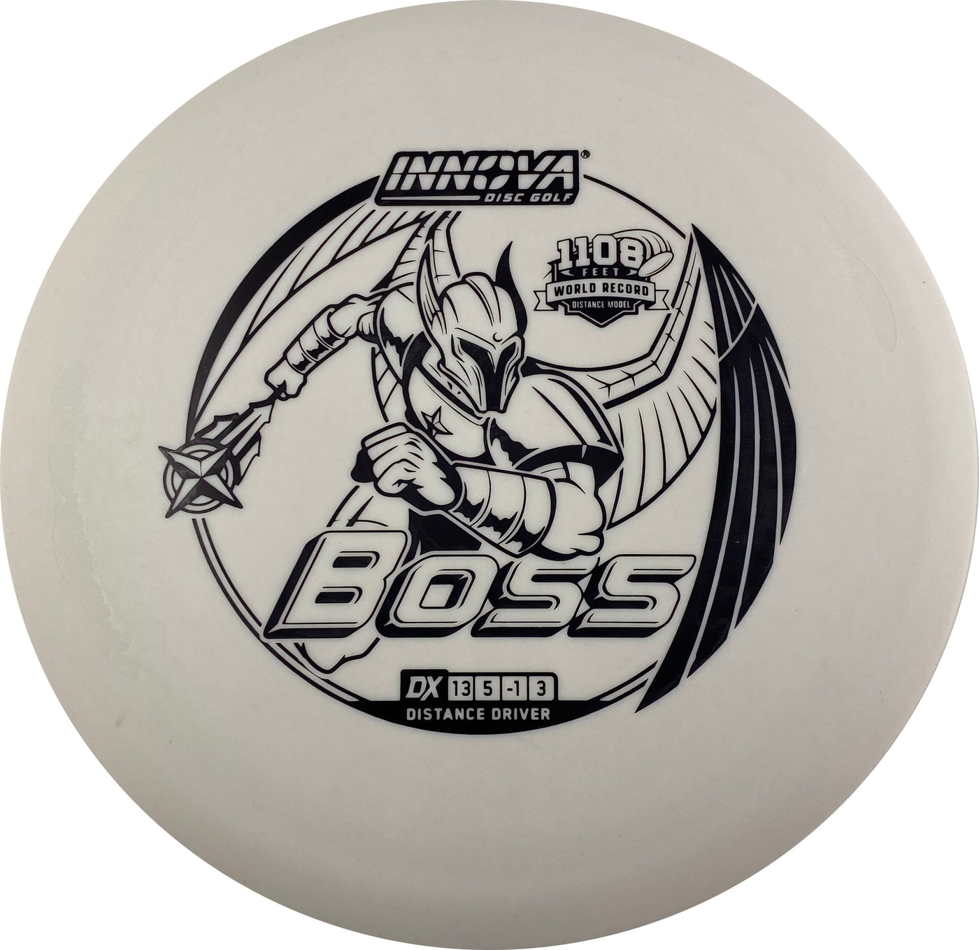 Innova DX Boss Distance Driver with 1108 Feet World Record Distance Model Stamp - Speed 13