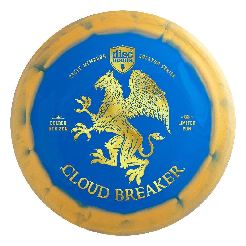 Discmania Horizon S-Line Cloud Breaker Distance Driver with Eagle McMahon Creator Series - Gold Horizon - Limited Run Stamp - Speed 12