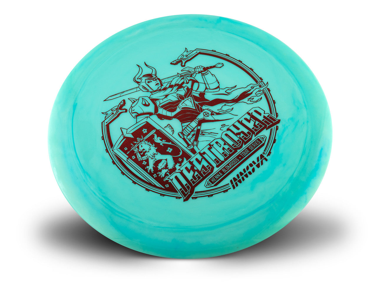 Innova Star Color Glow Destroyer Distance Driver with Henna Blomroos Tour Series 2023 Stamp - Speed 12