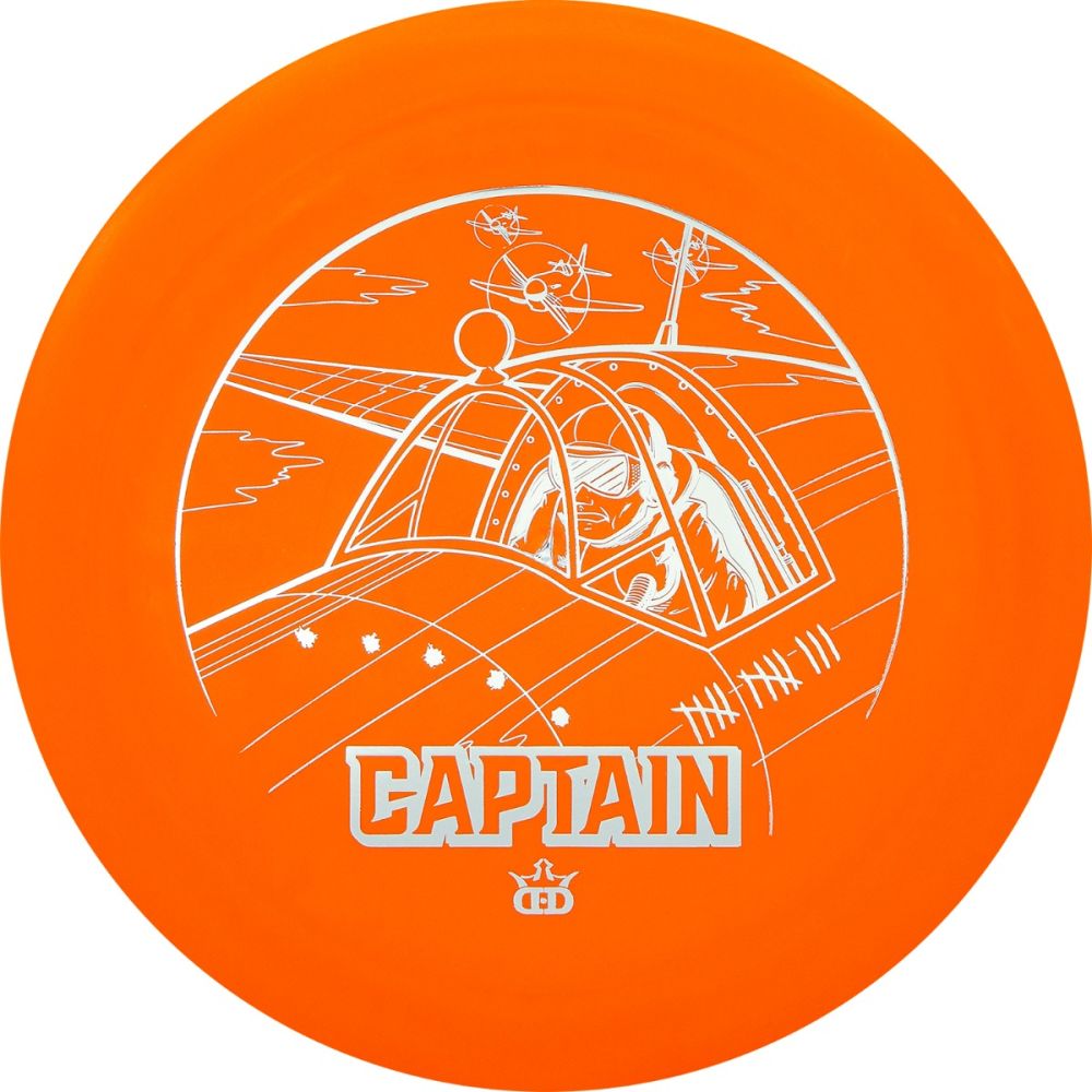 Dynamic Discs Prime Captain Distance Driver with Animated - Fighter Pilot Stamp - Speed 13