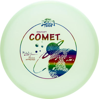 Discraft Elite Z UV Comet Midrange with Michael Johansen Signature Icon Team Stamp - Speed 4