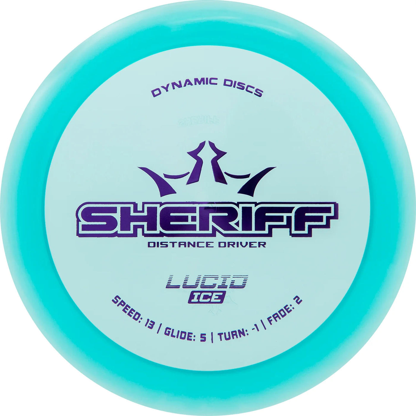 Dynamic Discs Lucid Ice Sheriff Distance Driver - Speed 13